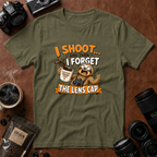 I Shoot & Then Forget the Lens Cap T-Shirt