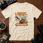 I Shoot & Then Forget the Lens Cap T-Shirt
