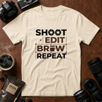 Shoot Edit Brew Repeat T-Shirt