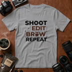 Shoot Edit Brew Repeat T-Shirt