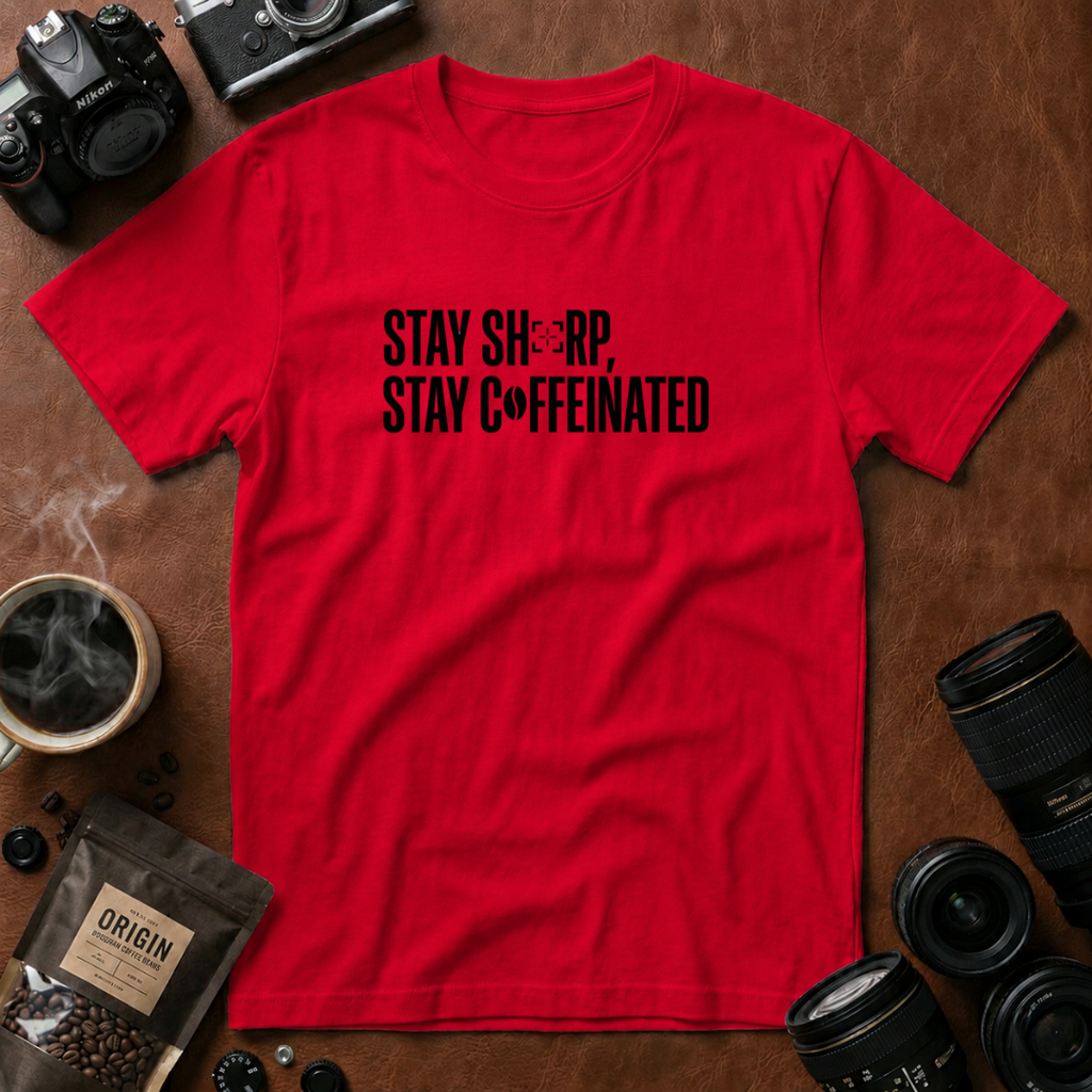 Stay Sharp Stay Caffeinated T-Shirt