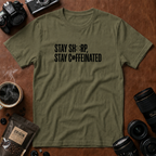 Stay Sharp Stay Caffeinated T-Shirt