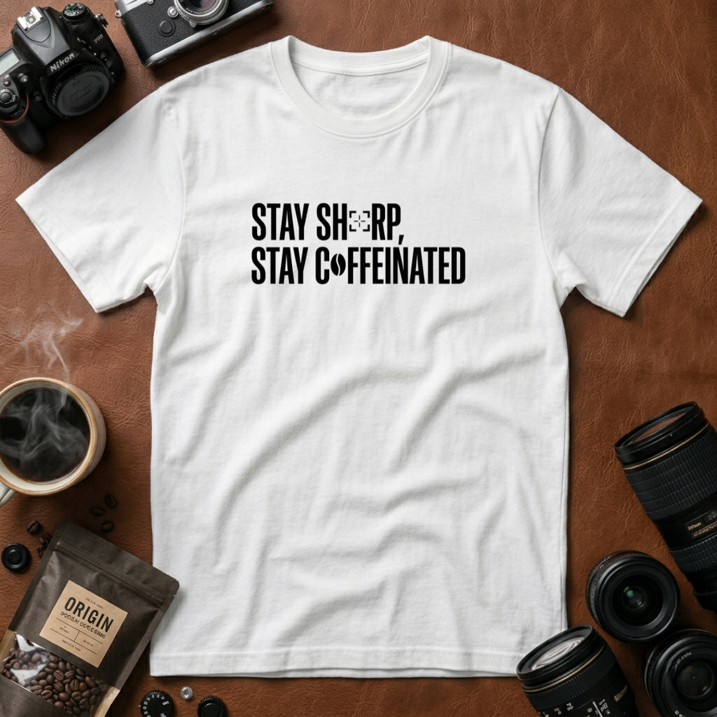 Stay Sharp Stay Caffeinated T-Shirt