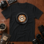 Coffee Art Lens T-Shirt