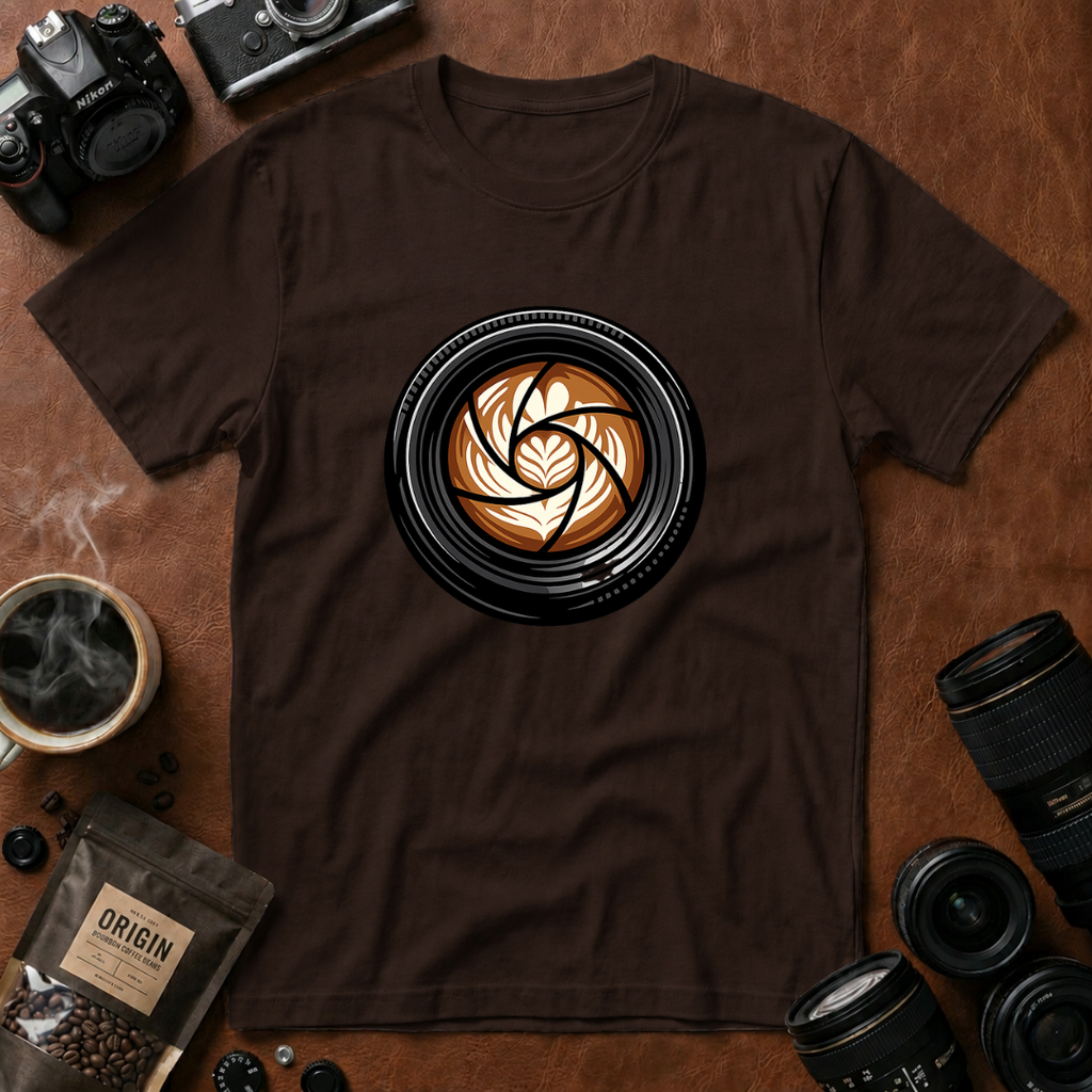 Coffee Art Lens T-Shirt