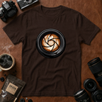 Coffee Art Lens T-Shirt