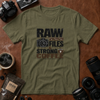 Raw Files & Strong Coffee T-Shirt