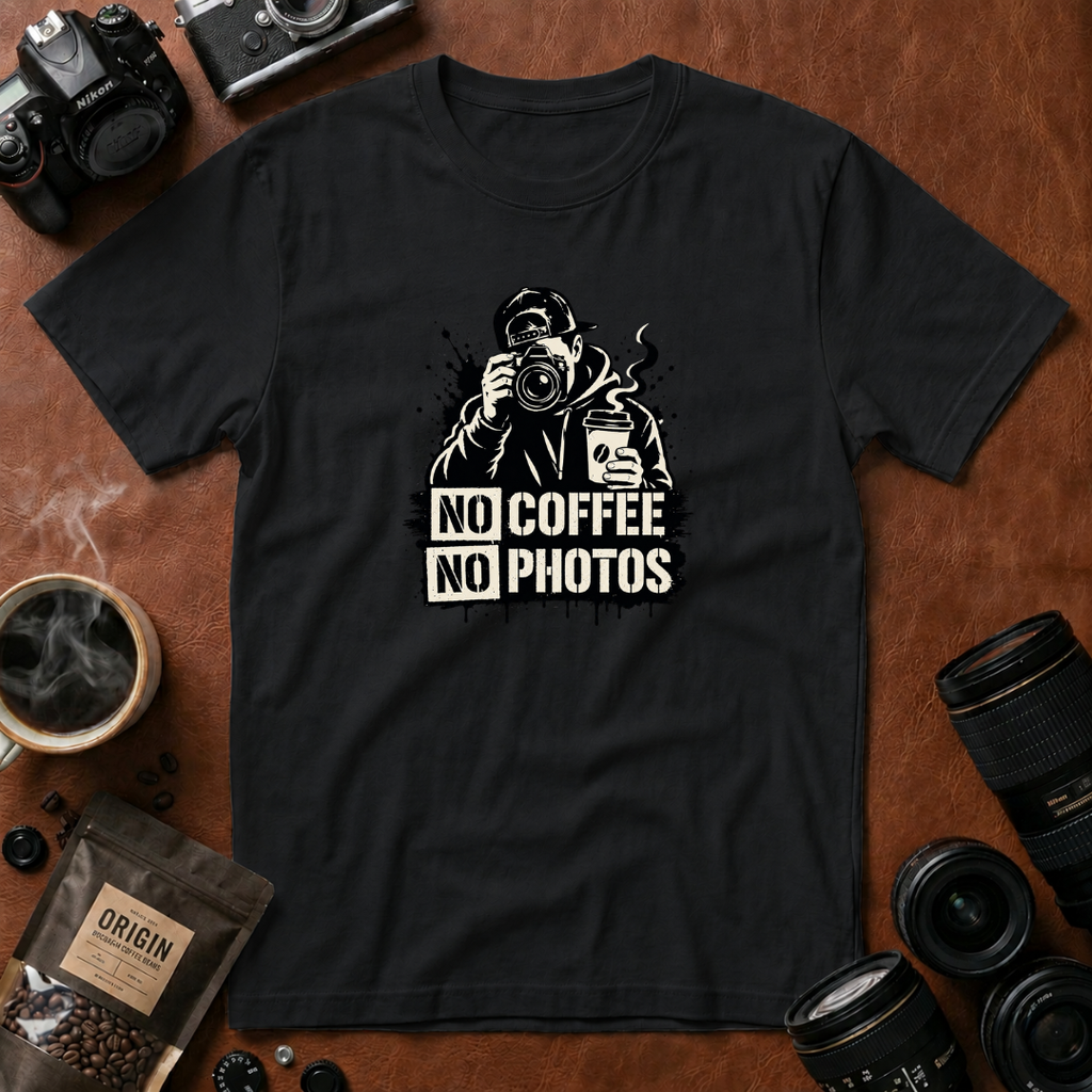 No Coffee No Photos T-Shirt
