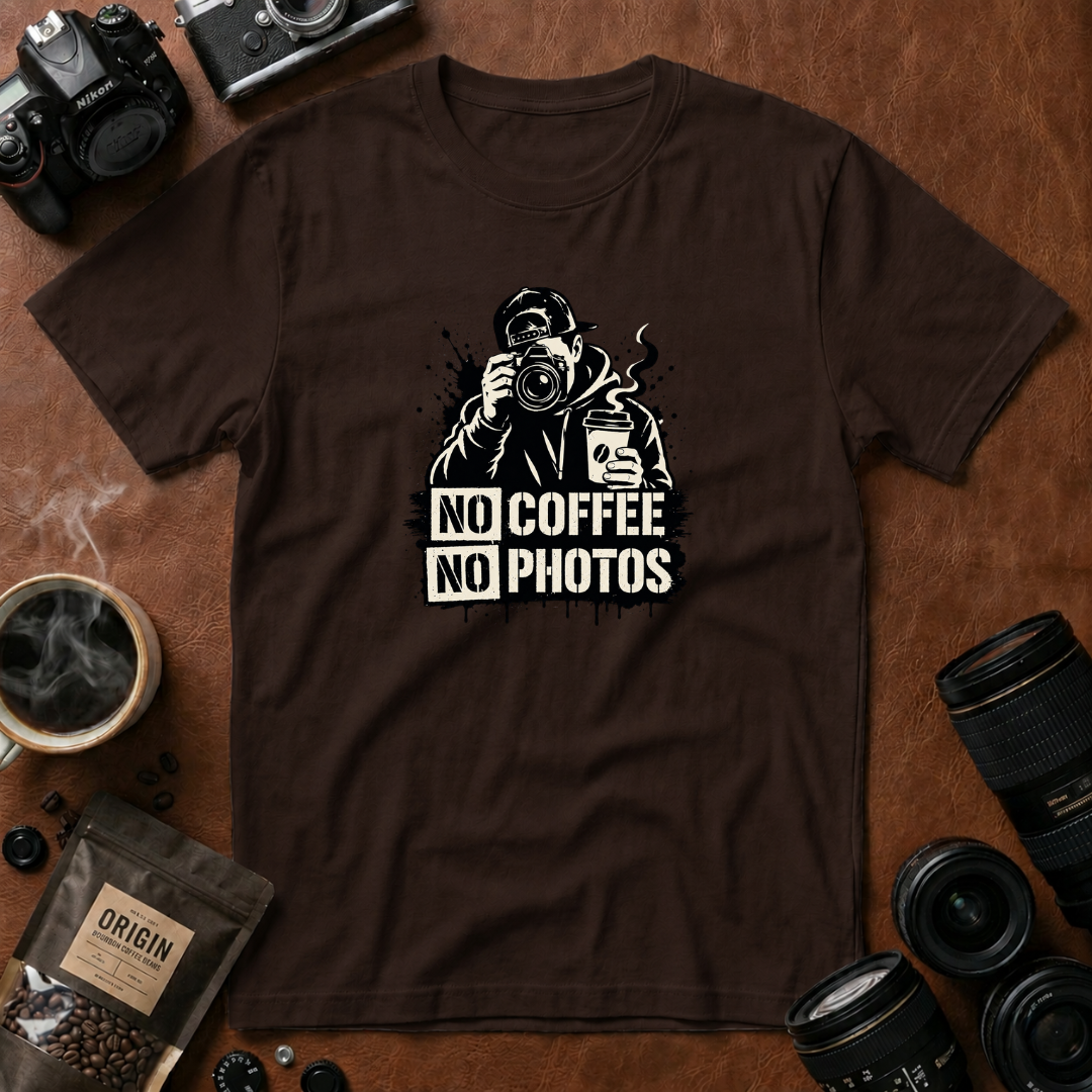 No Coffee No Photos T-Shirt