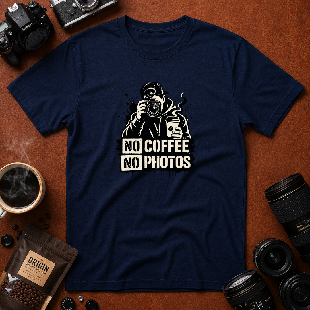 No Coffee No Photos T-Shirt