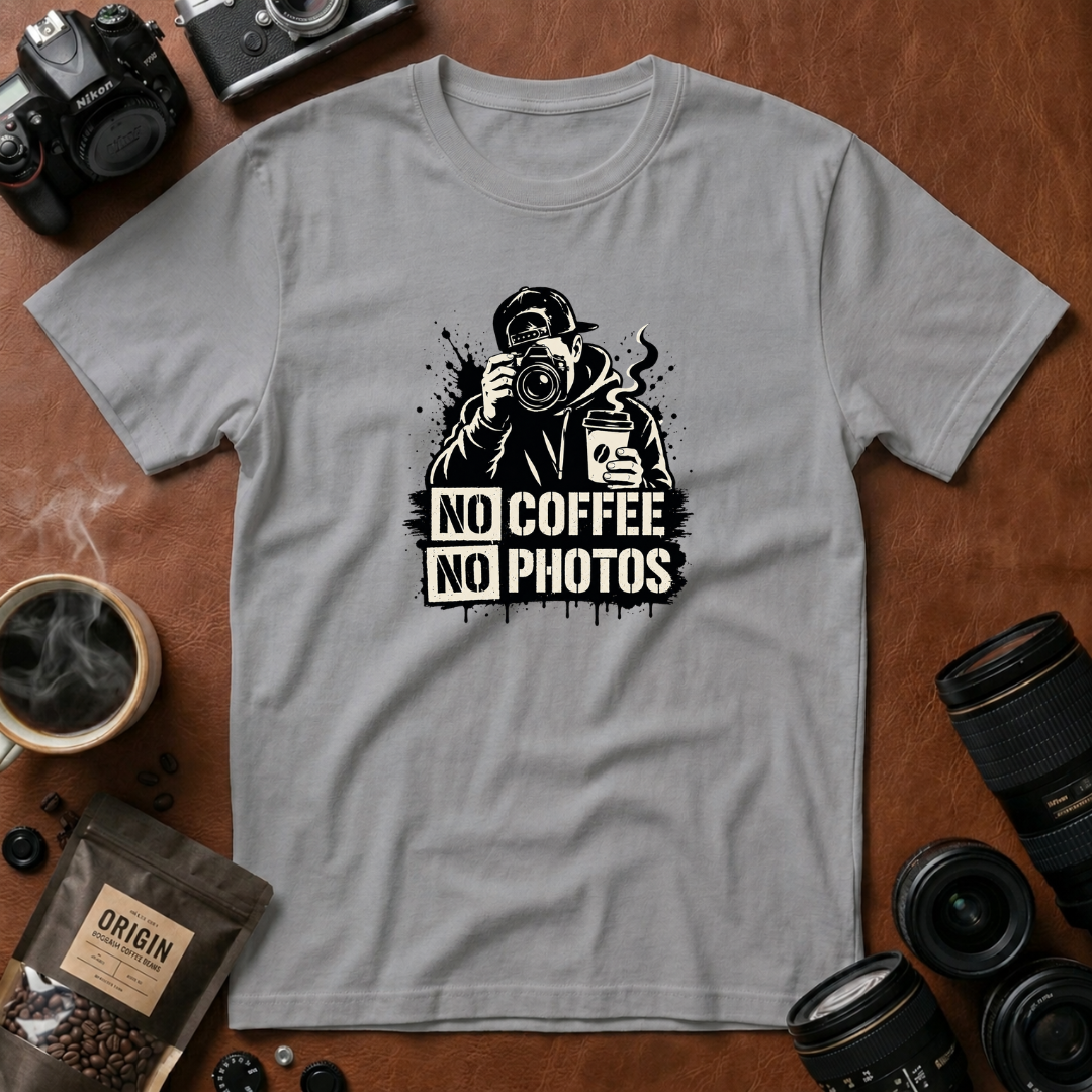 No Coffee No Photos T-Shirt