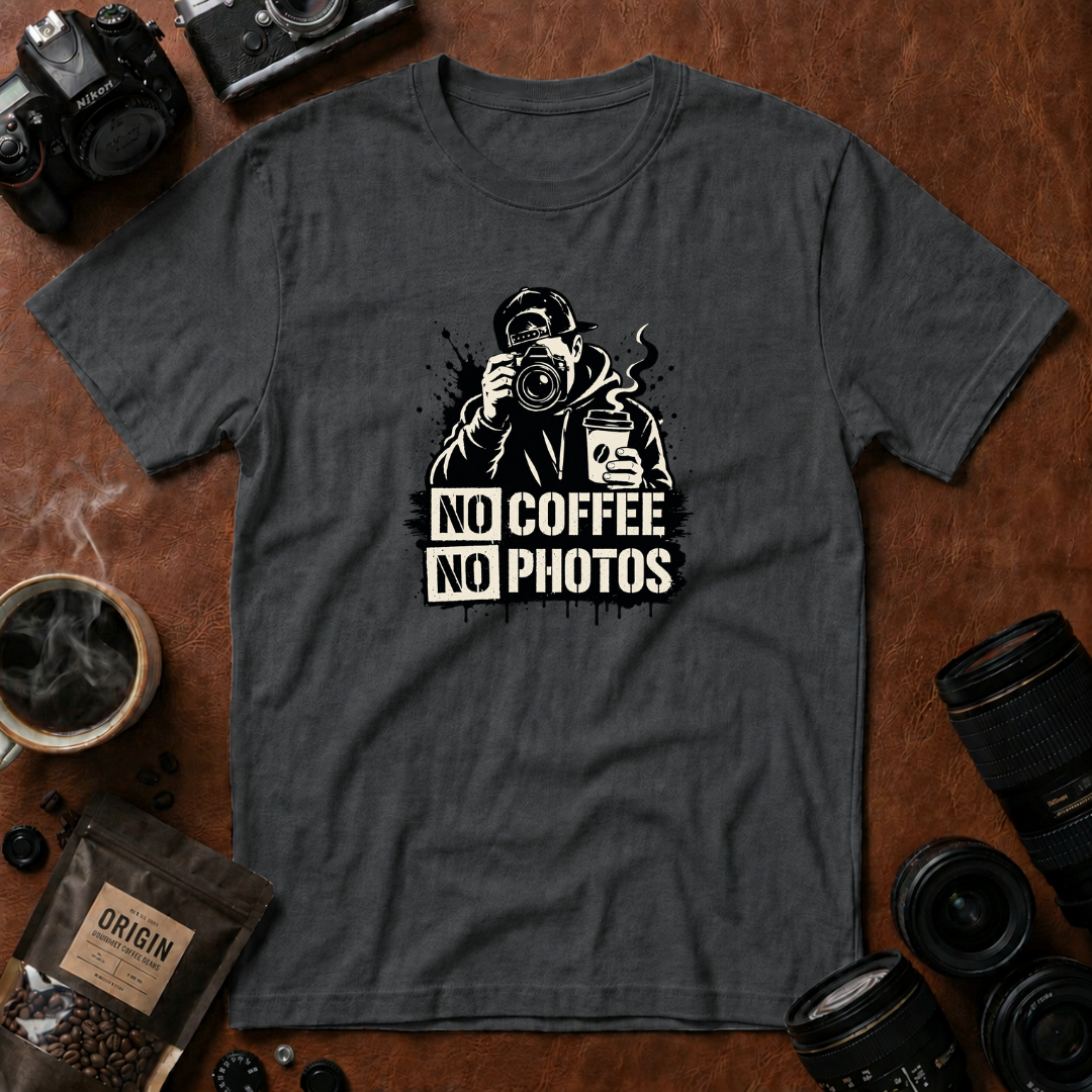 No Coffee No Photos T-Shirt