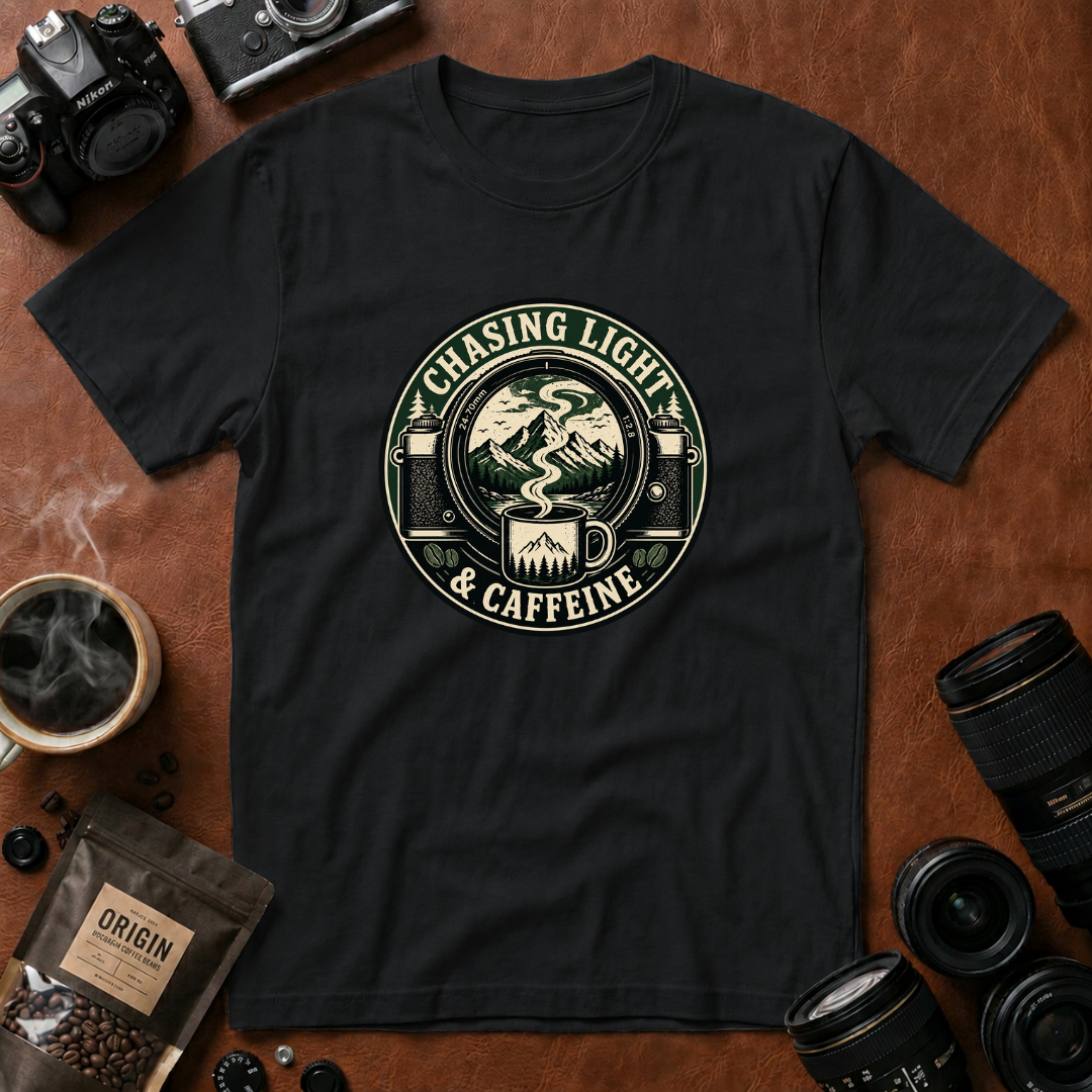 Chasing Light & Caffeine T-Shirt