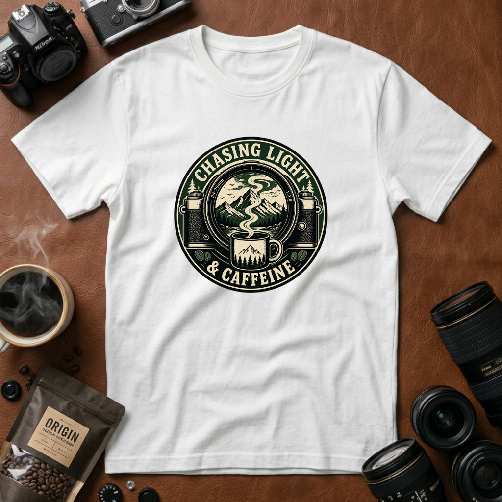 Chasing Light & Caffeine T-Shirt