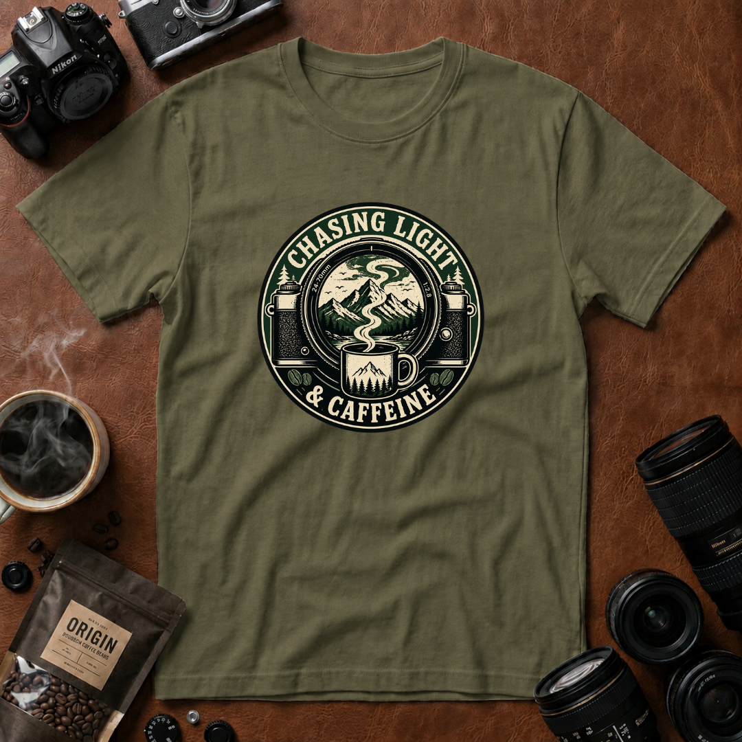Chasing Light & Caffeine T-Shirt
