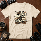 Developing Need Coffee First T-Shirt (Variation B)