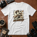 Developing Need Coffee First T-Shirt (Variation B)