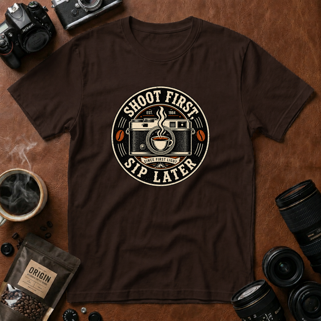 Shoot First Sip Later T-Shirt