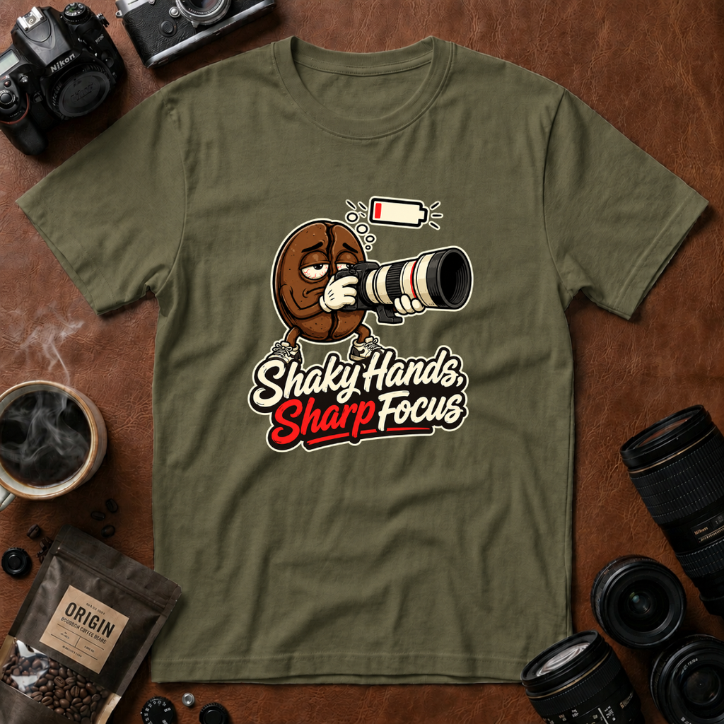 Shaky Hands Sharp Focus T-Shirt