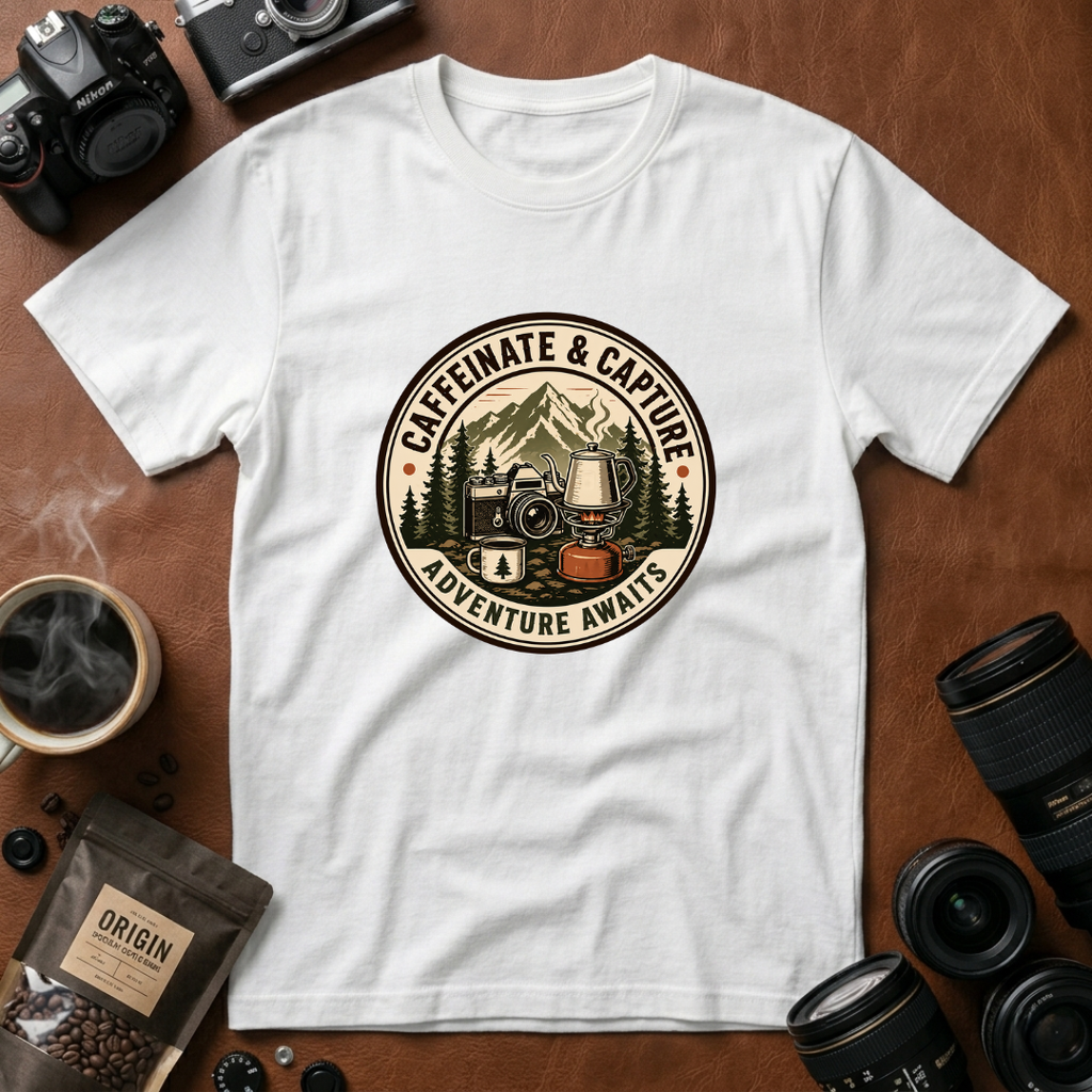 Caffeinate & Capture T-Shirt