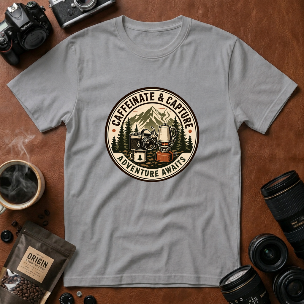 Caffeinate & Capture T-Shirt