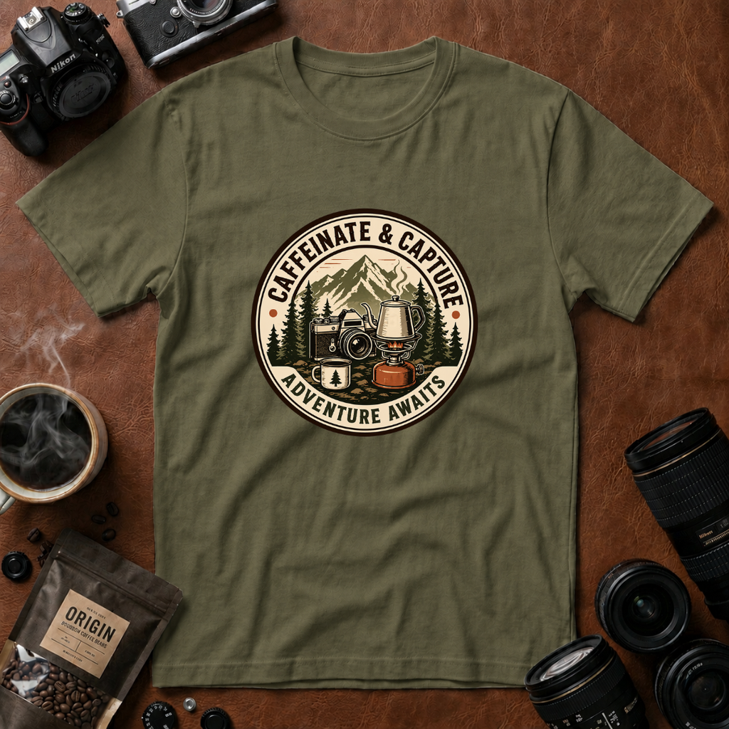 Caffeinate & Capture T-Shirt