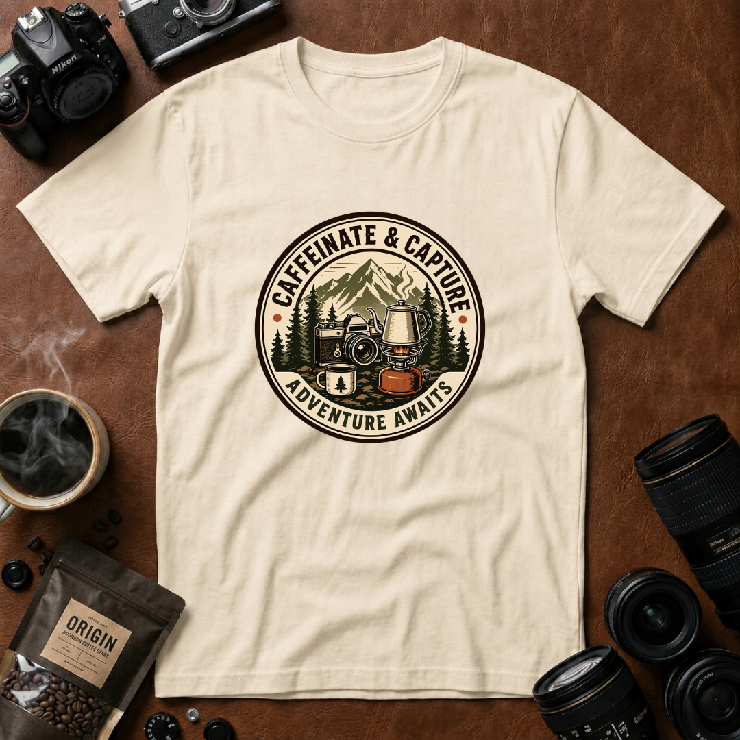 Caffeinate & Capture T-Shirt
