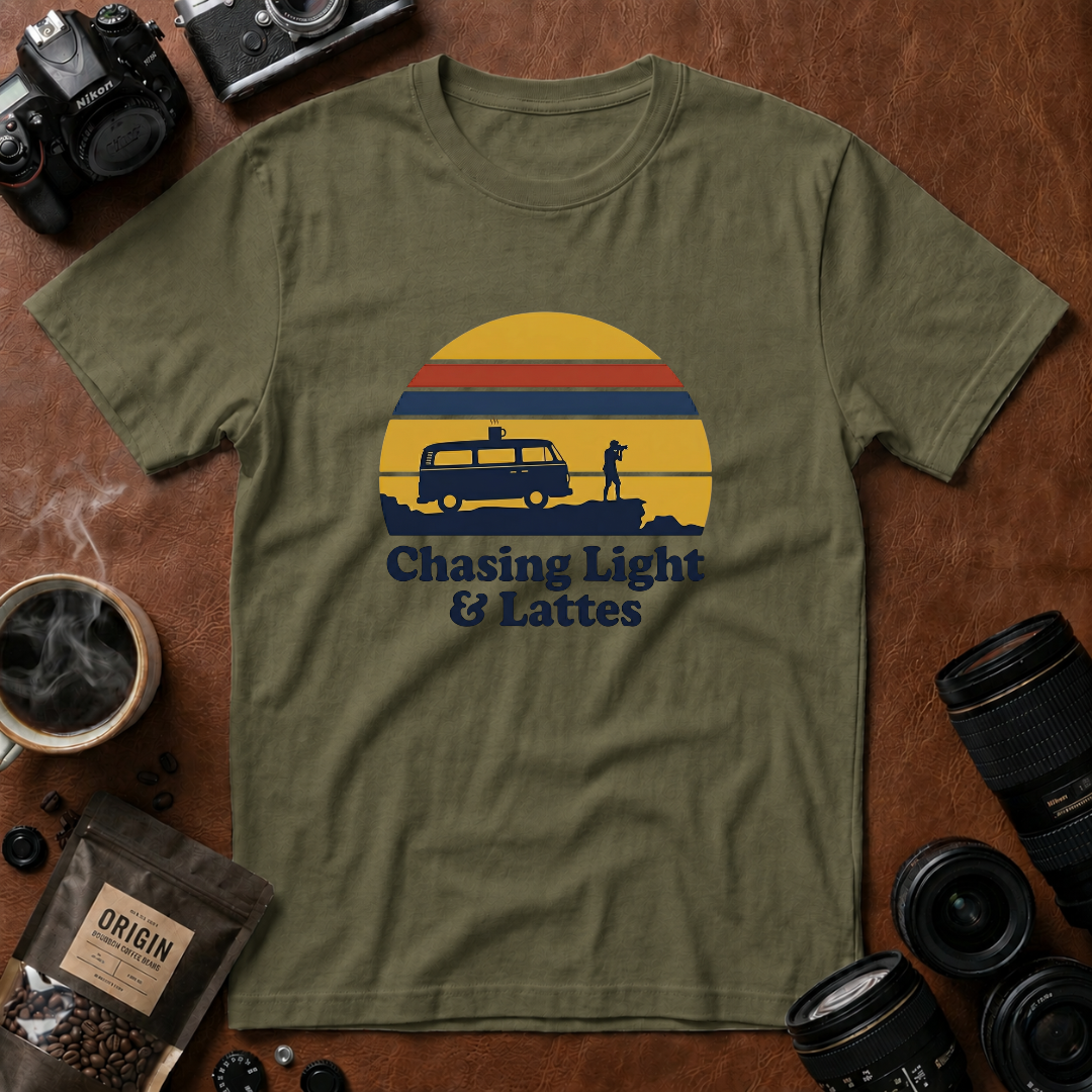 Chasing Light & Latte T-Shirt (Variation B)