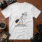 Golden Hour More Like Coffee Hour T-Shirt (Variation A)