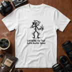 Caffeine For That Extra Shutter Speed T-Shirt (Variation A)