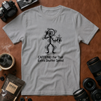 Caffeine For That Extra Shutter Speed T-Shirt (Variation A)
