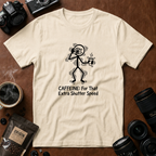 Caffeine For That Extra Shutter Speed T-Shirt (Variation A)