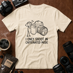 I Only Shoot in Caffeinated Mode T-Shirt (Variation A)