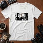 Coffee Stain Photographer T-Shirt (Variation A)