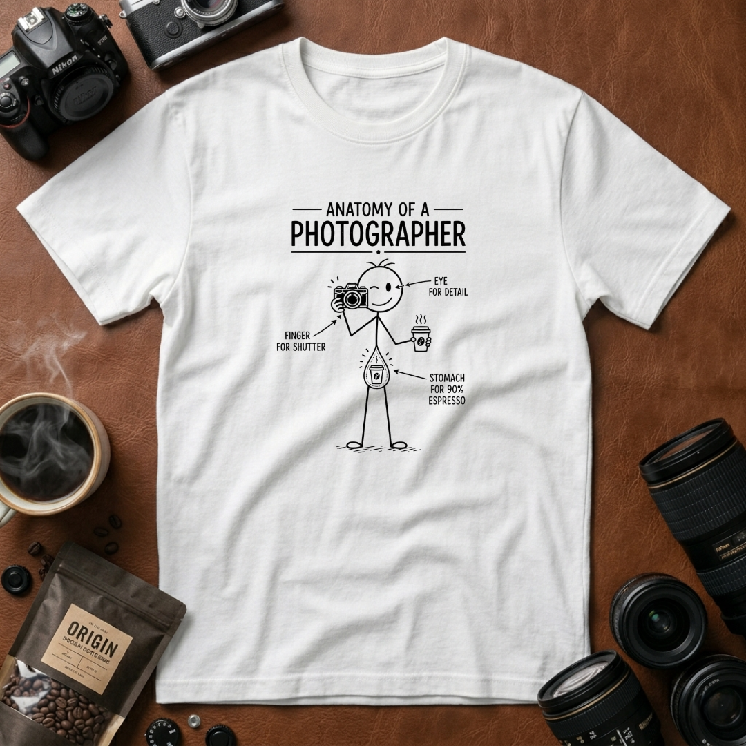 Anatomy of a Photographer T-Shirt (Variation B)