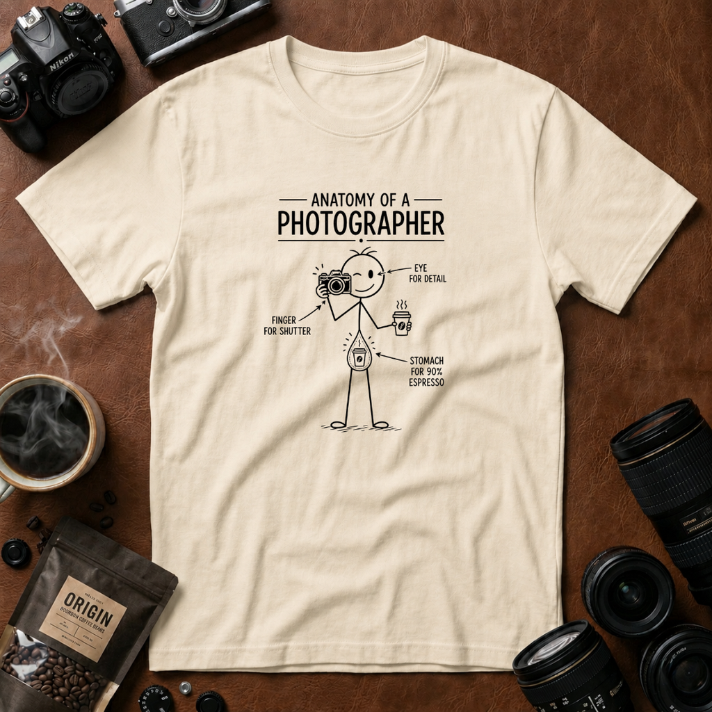Anatomy of a Photographer T-Shirt (Variation B)