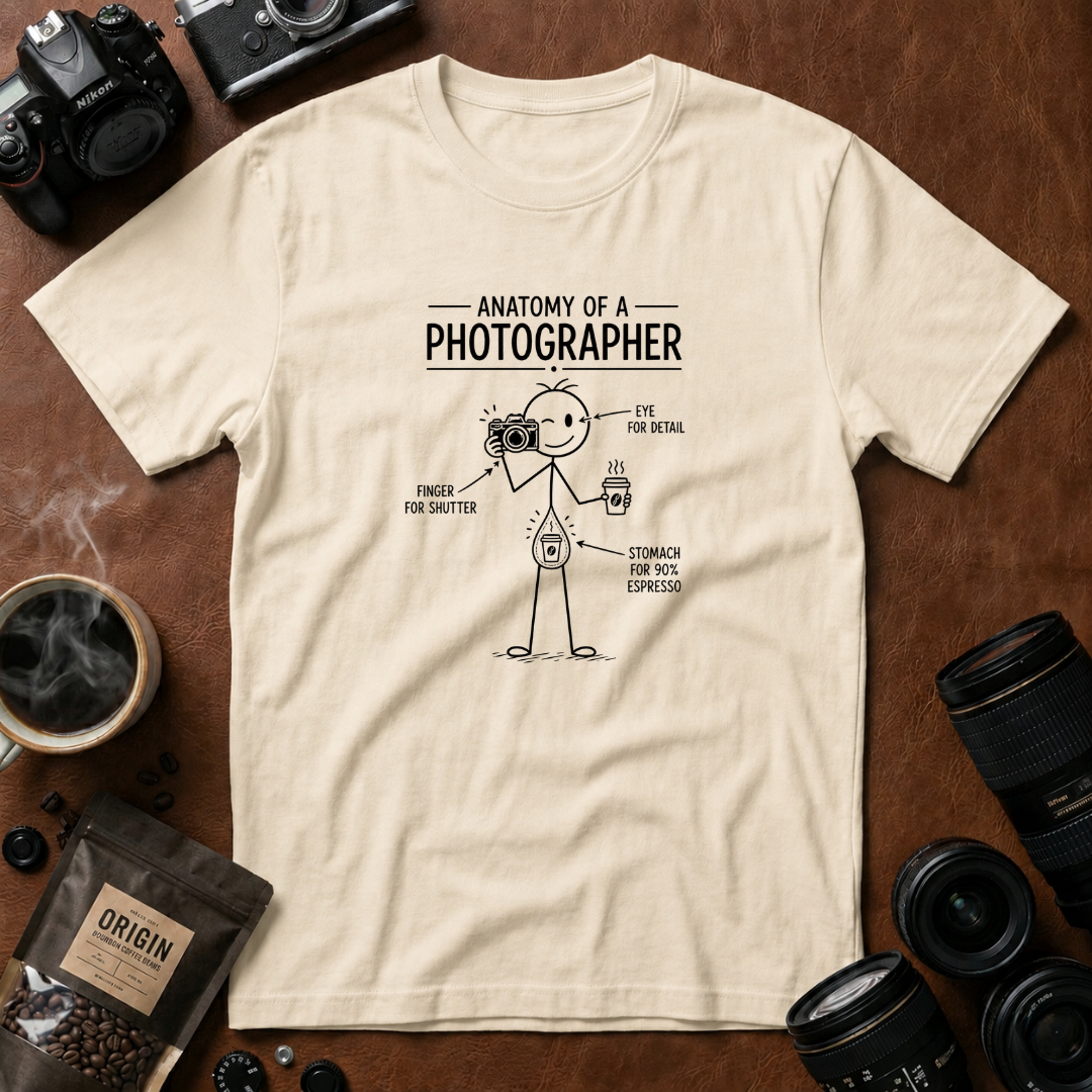 Anatomy of a Photographer T-Shirt (Variation B)