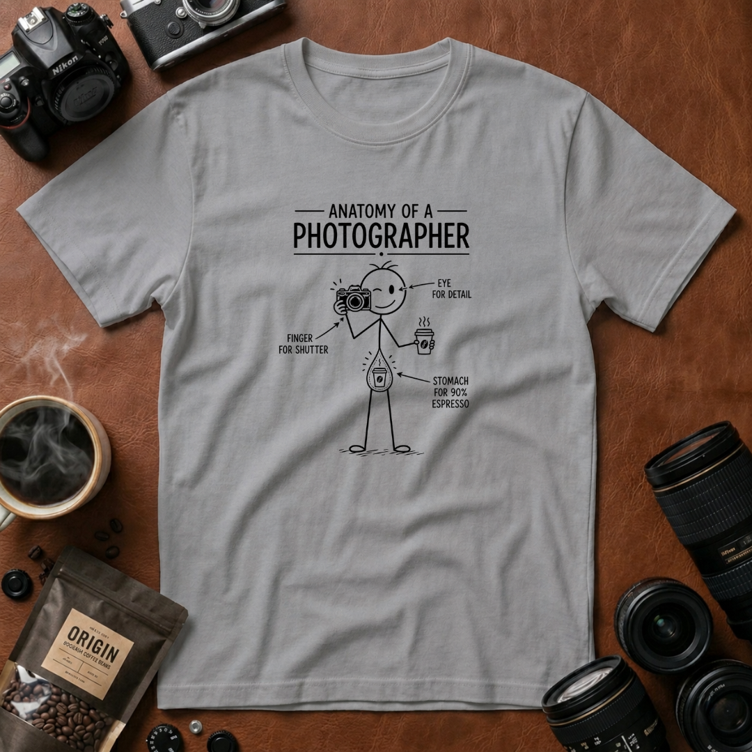 Anatomy of a Photographer T-Shirt (Variation B)