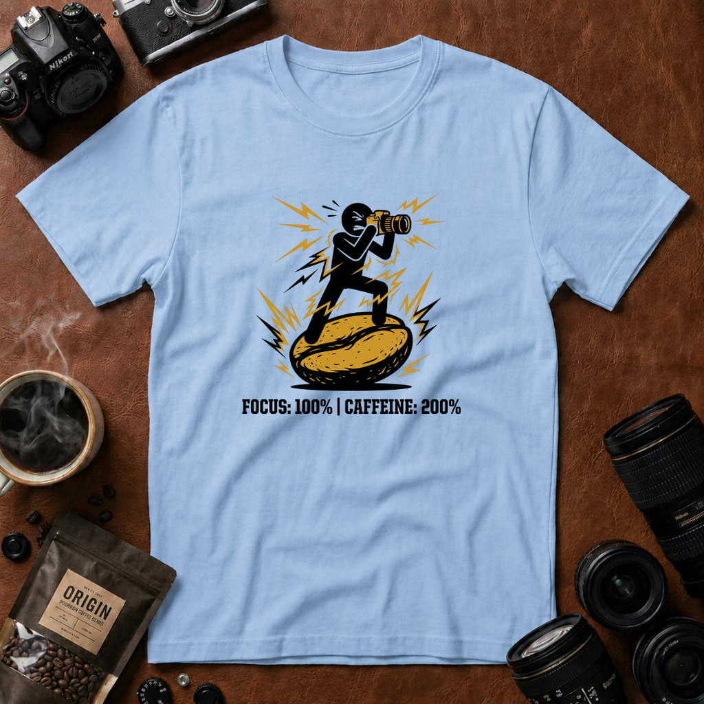 Focus 100% Caffeine 200% T-Shirt (Variation B)