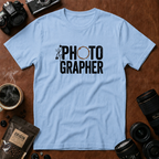 Coffee Stain Photographer T-Shirt (Variation B)