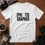 Coffee Stain Photographer T-Shirt (Variation B)