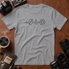 Coffee Lens Heartbeat T-Shirt
