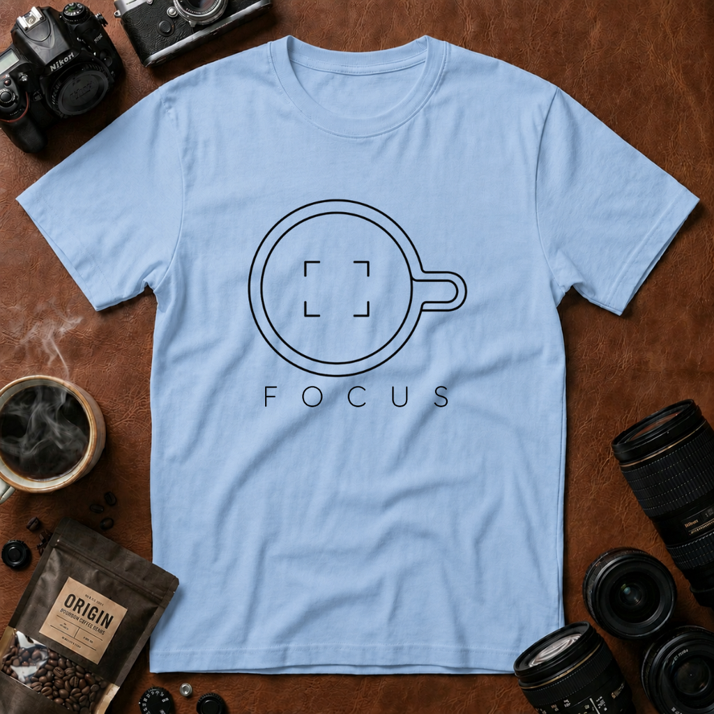 Focus Cup Line Art T-Shirt
