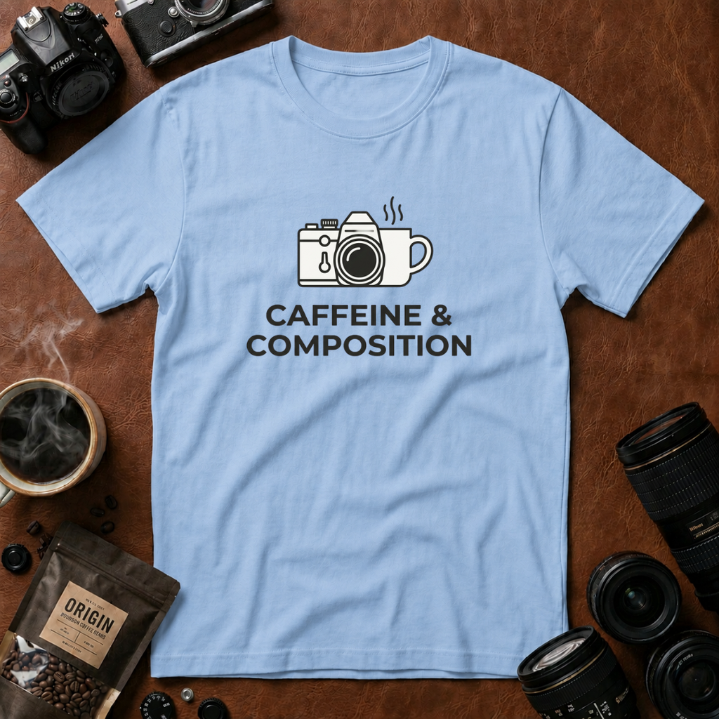Caffeine & Composition T-Shirt (Variation 1)