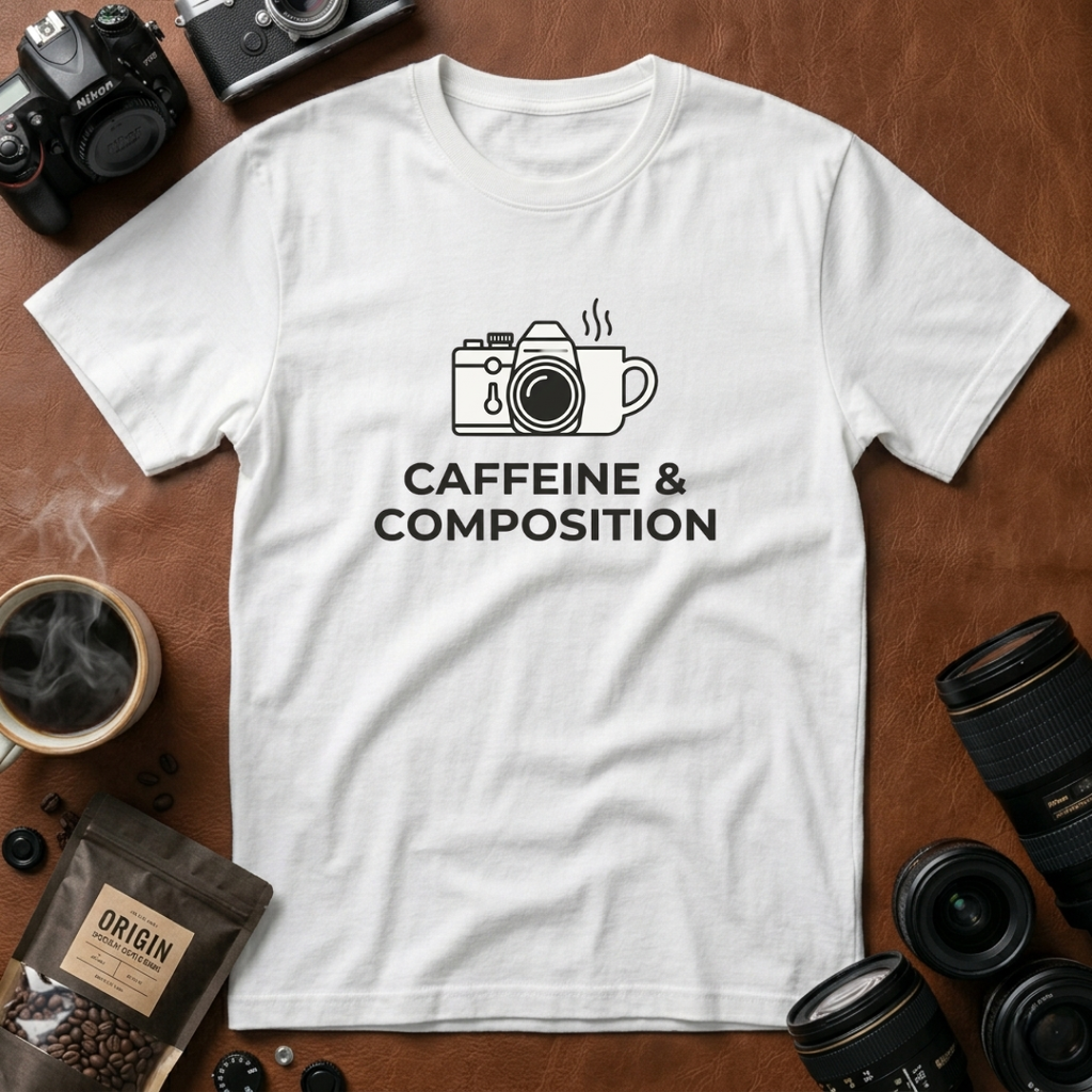 Caffeine & Composition T-Shirt (Variation 1)
