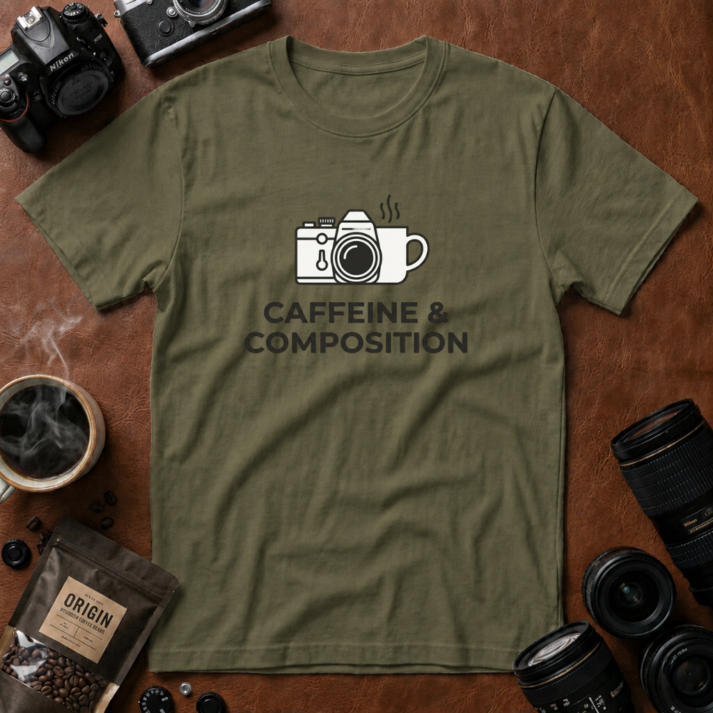 Caffeine & Composition T-Shirt (Variation 1)
