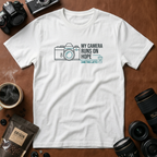 My Camera Runs on Hope & Latte T-Shirt
