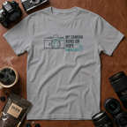 My Camera Runs on Hope & Latte T-Shirt