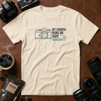 My Camera Runs on Hope & Latte T-Shirt