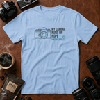 My Camera Runs on Hope & Latte T-Shirt